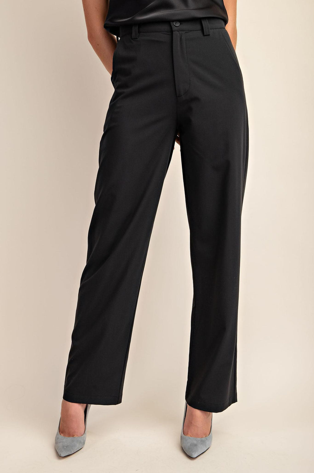 Tailored Pants with Side Pockets