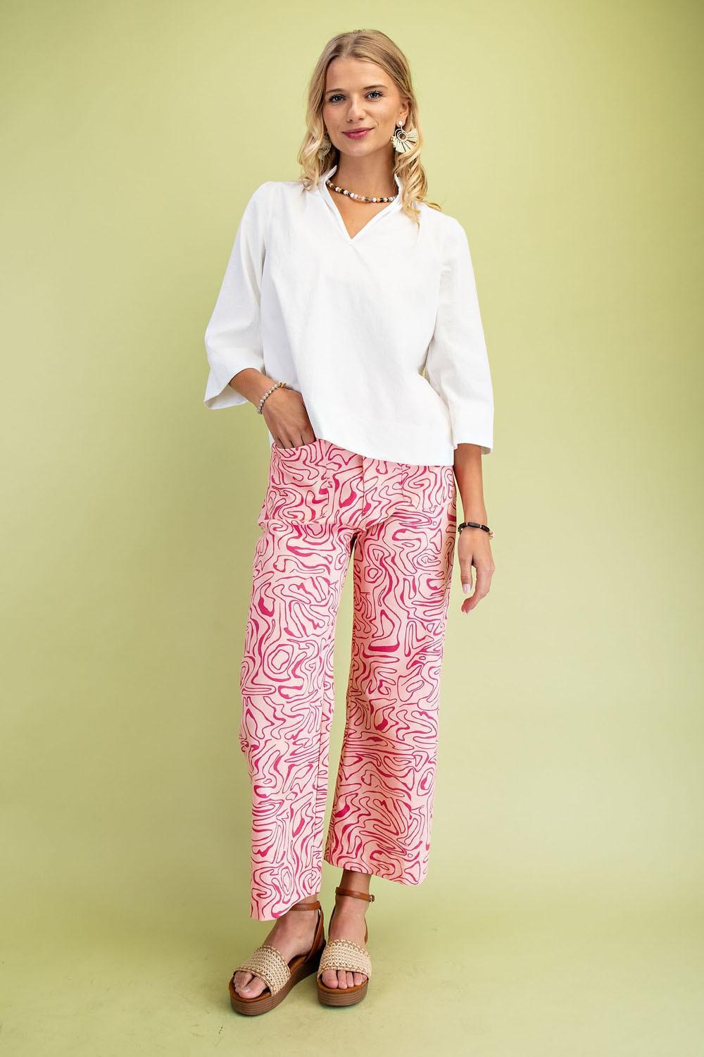 Ruffled Neck Blouse