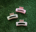 Polka Dot Hair Claw Clip