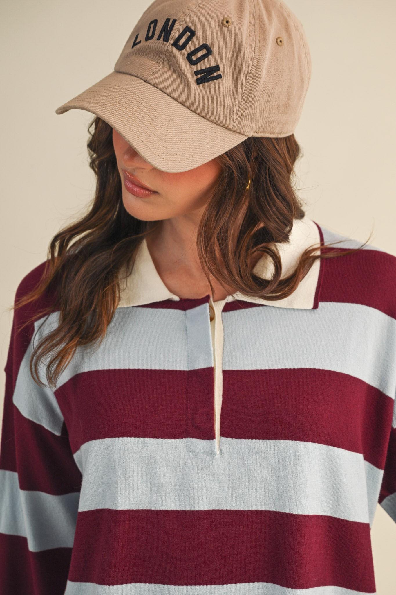 Striped Rugby Sweater