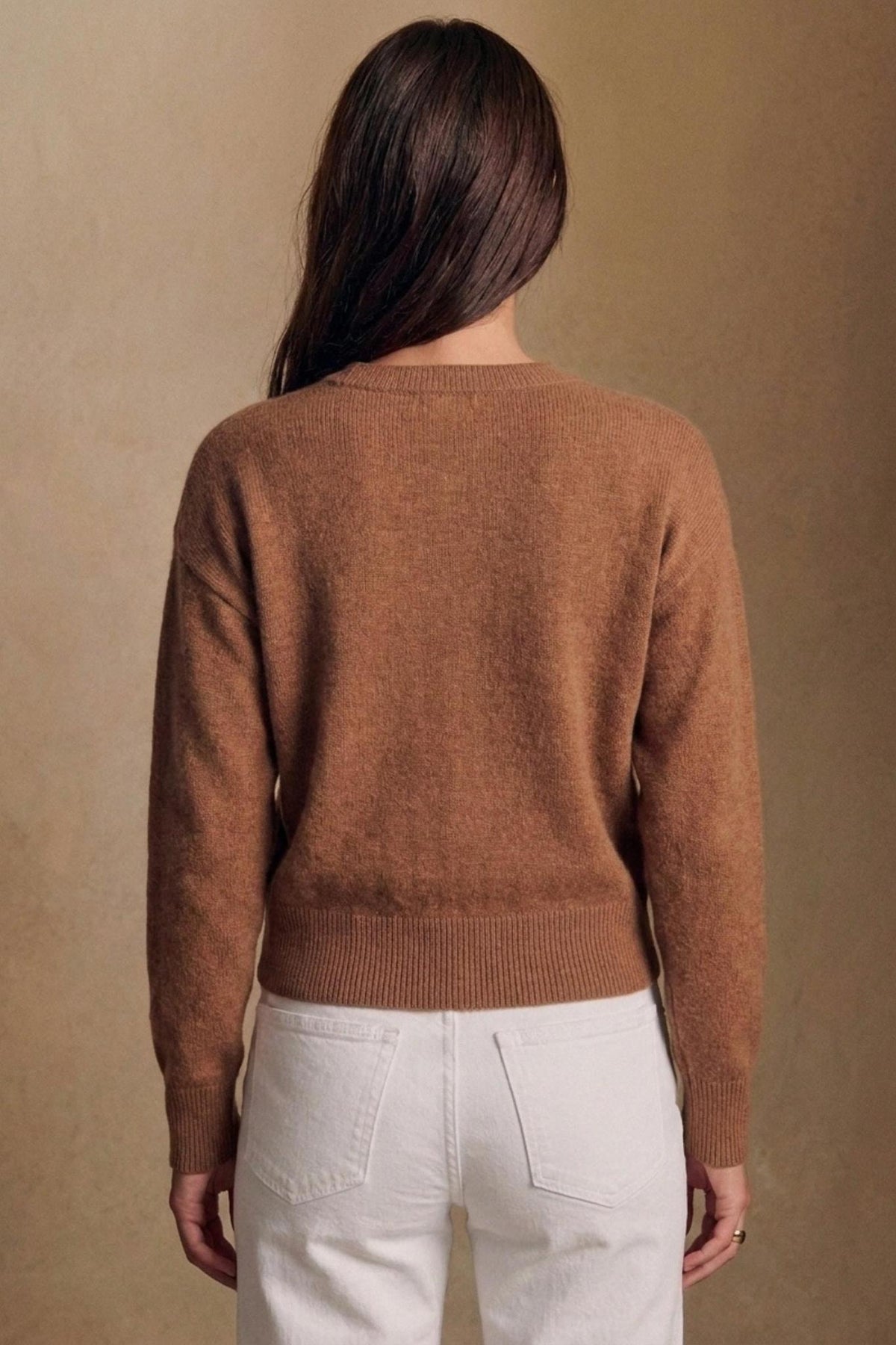 Classic Long Sleeve Crewneck Sweater Top