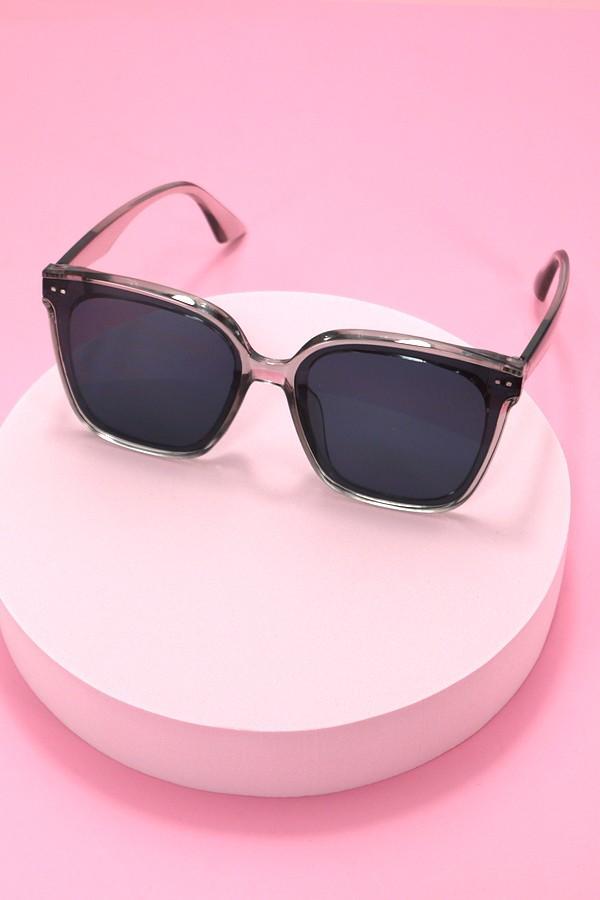 Acetate Square Cateye Sunglasses Set