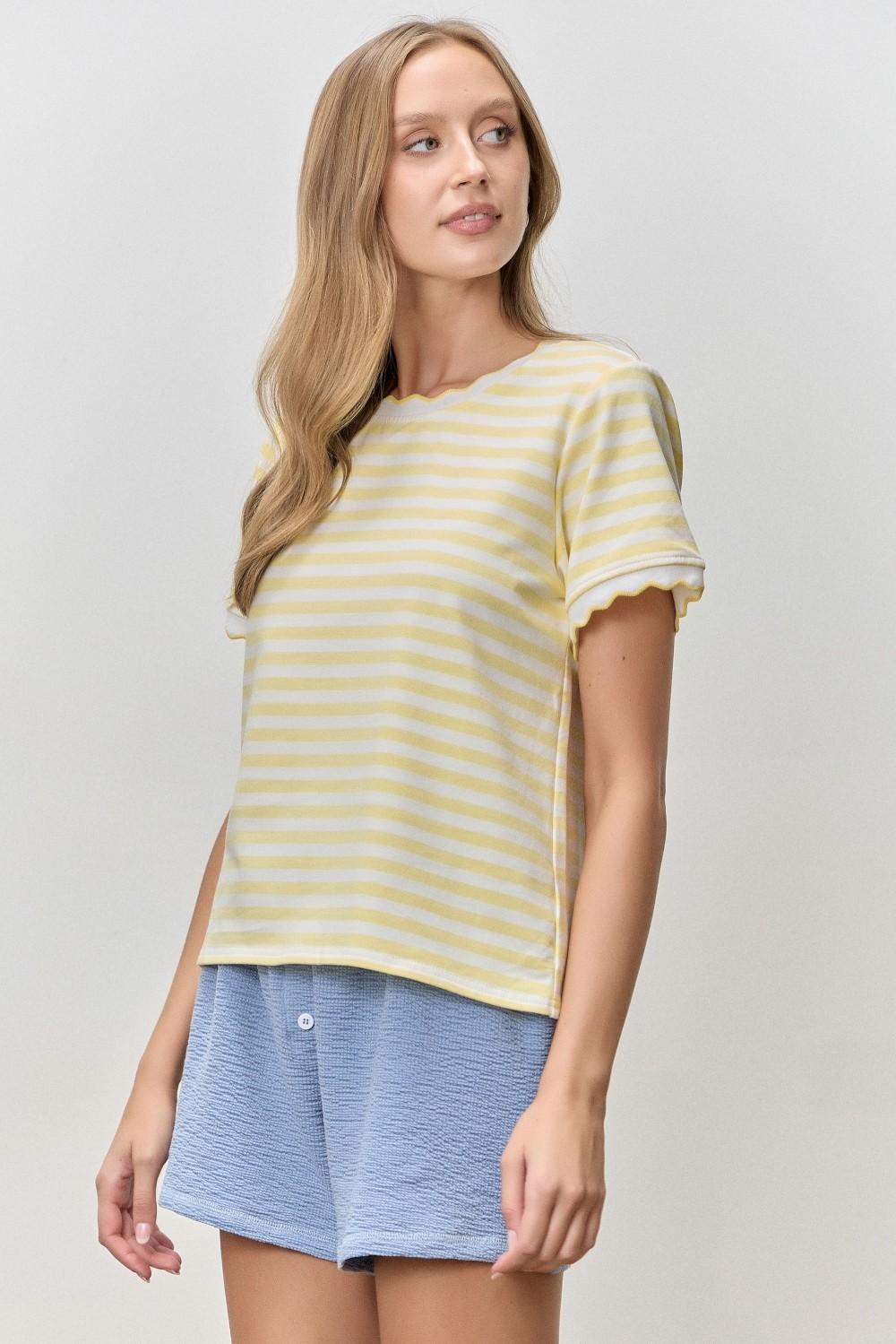 Striped Short Sleeve T-shirt
