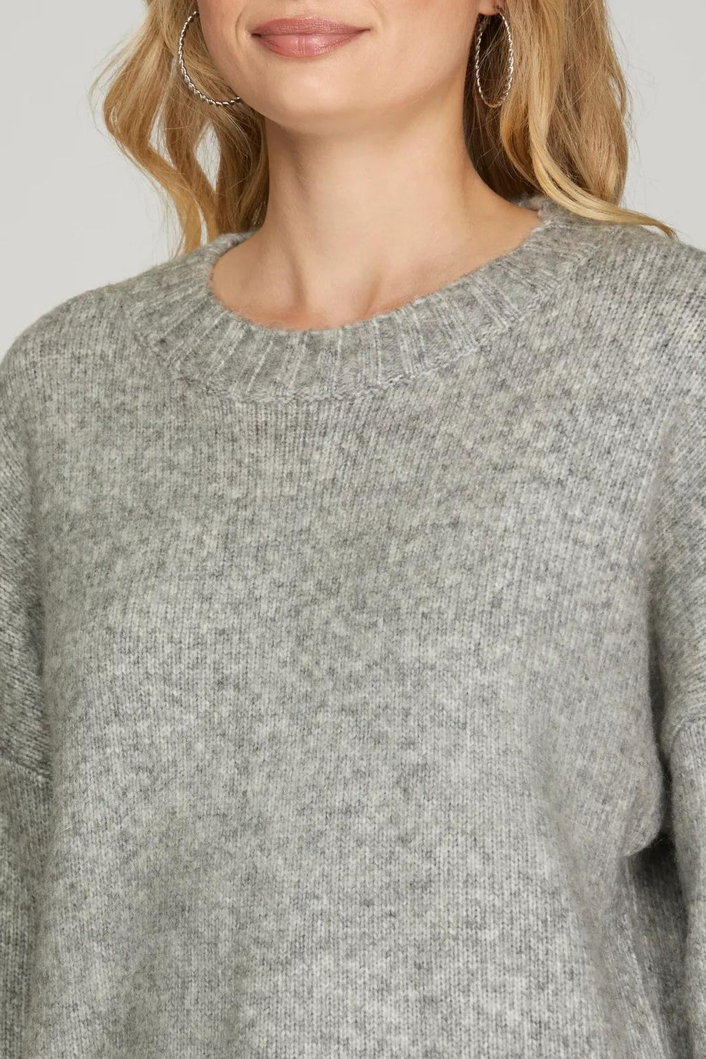 Long Sleeve Round Neck Sweater Top