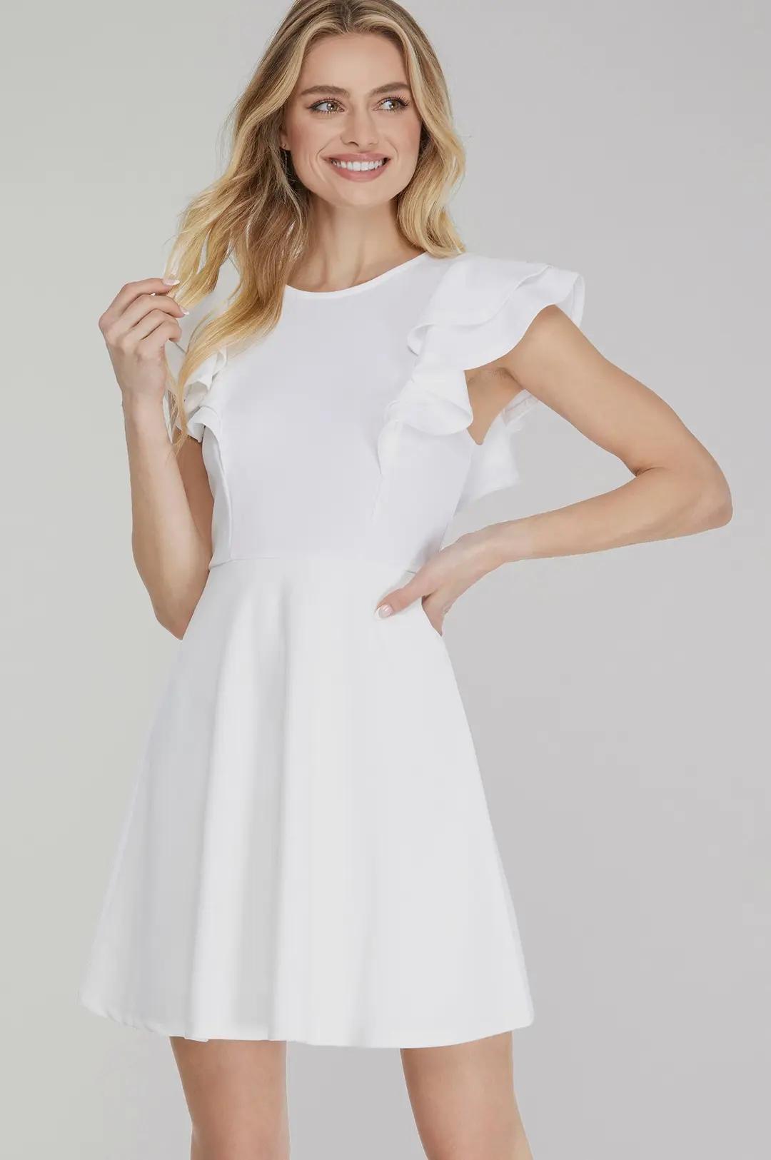 Flutter Sleeve Heavy Knit Dress