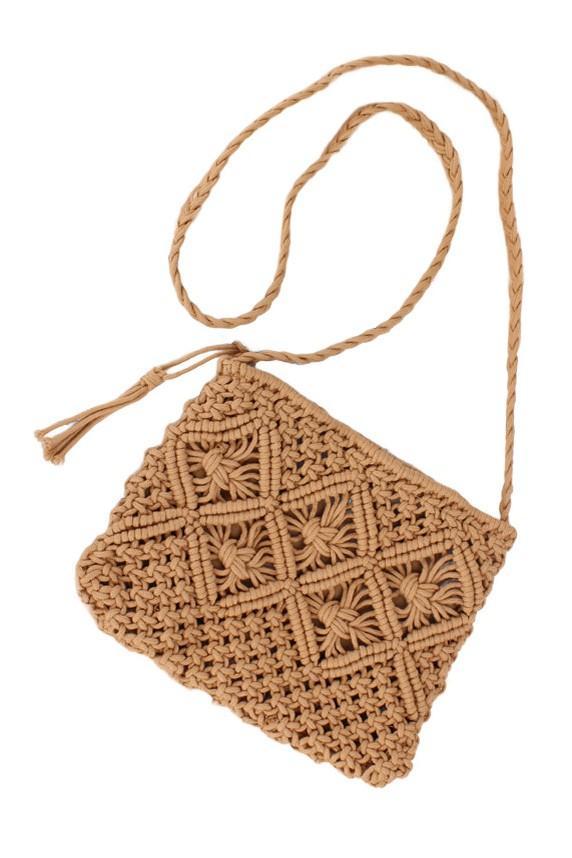 Giana Macrame Crossbody Bag