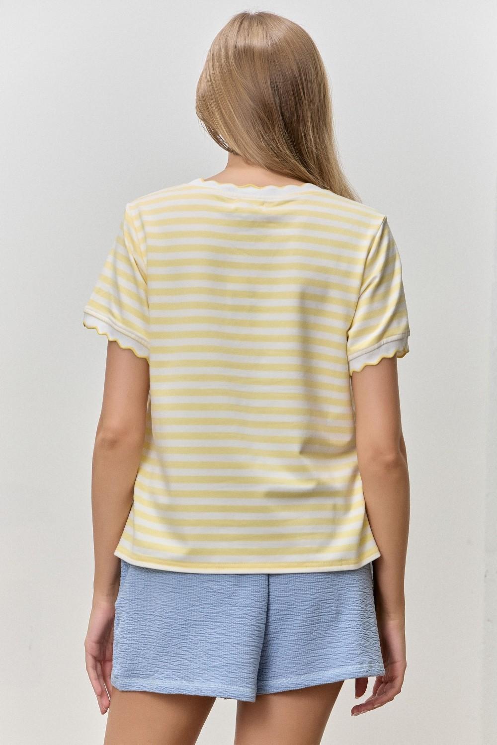 Striped Short Sleeve T-shirt