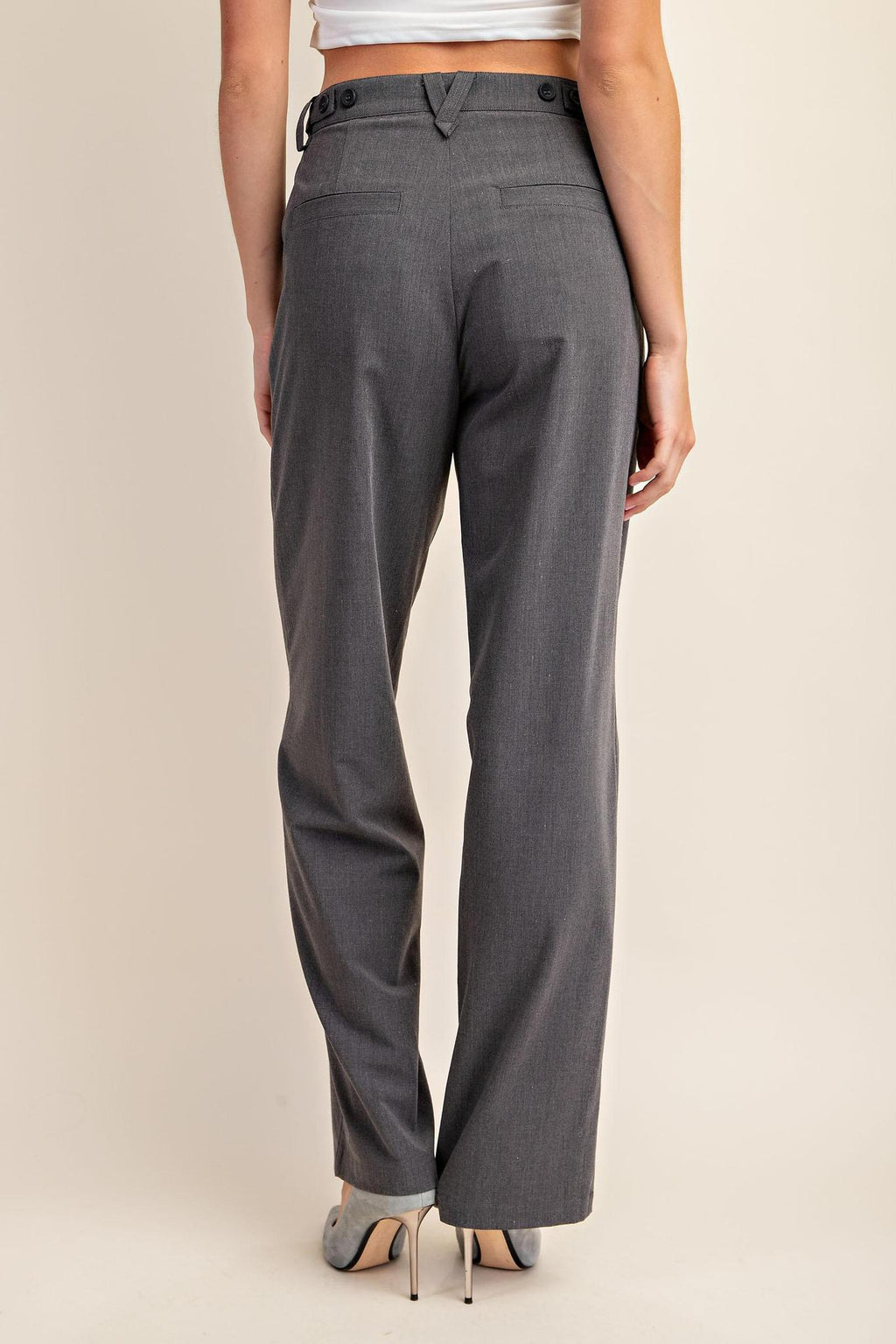 Tailored Pants with Side Pockets