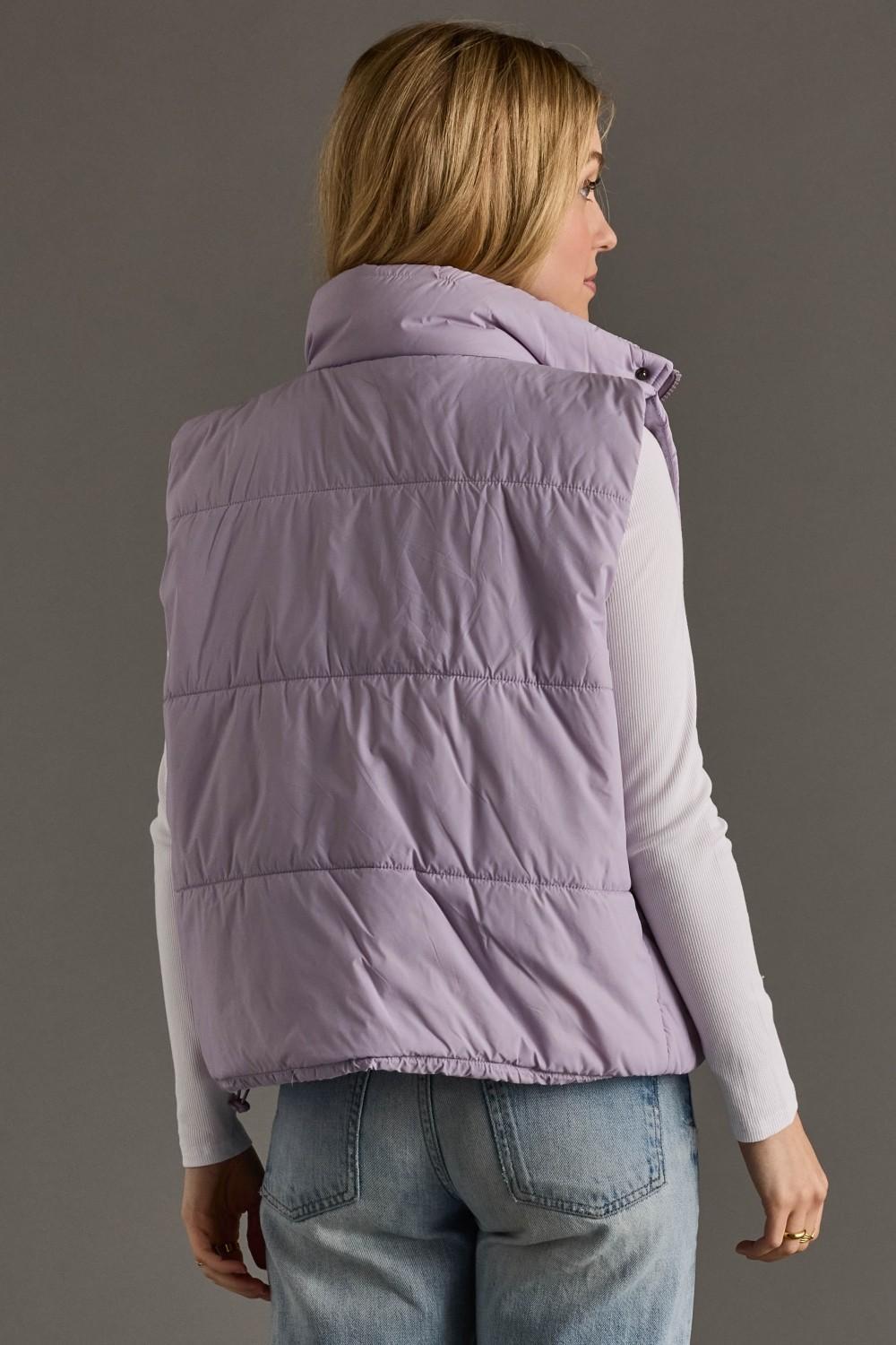 Light Sage Puffer Vest