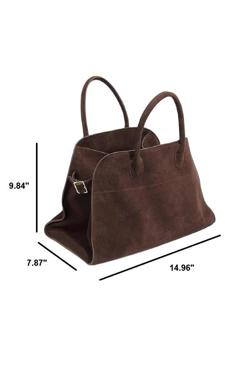 Suede Nubuck Tote Bag
