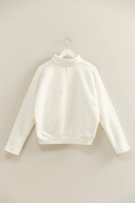 Comfy Half Zip Fleece Sweatshirt