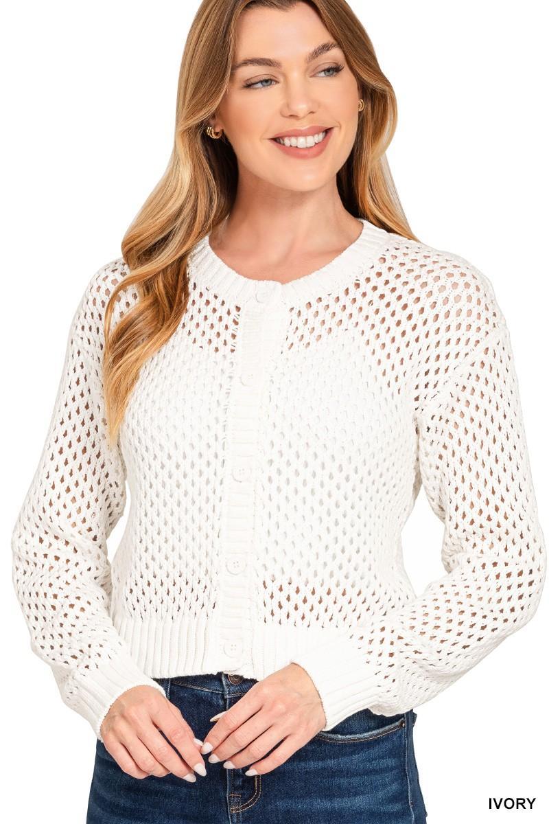 Crochet Cardigan Sweater