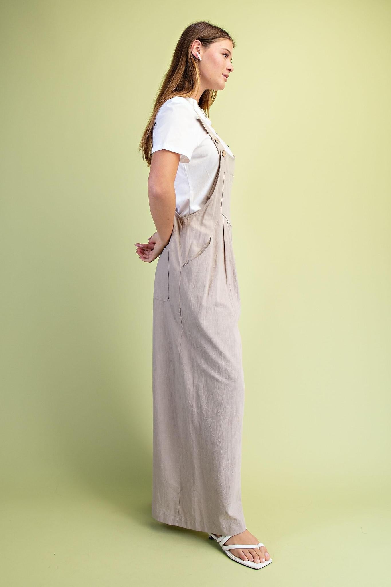 Pintuck Detail Overall