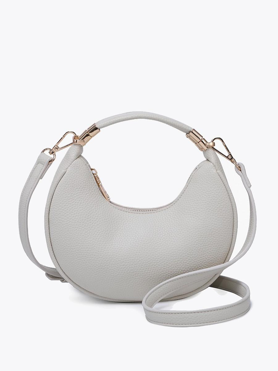 Baghdad Half-moon Crossbody W/ Convertible Snap
