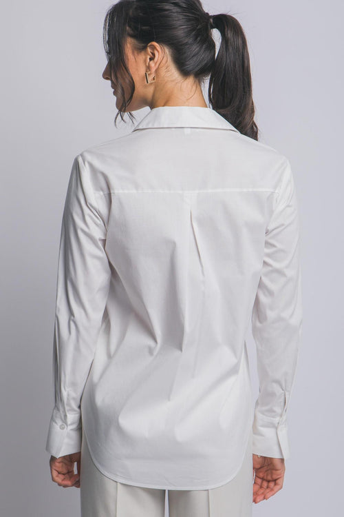 Classic Button-Up Poplin Shirt