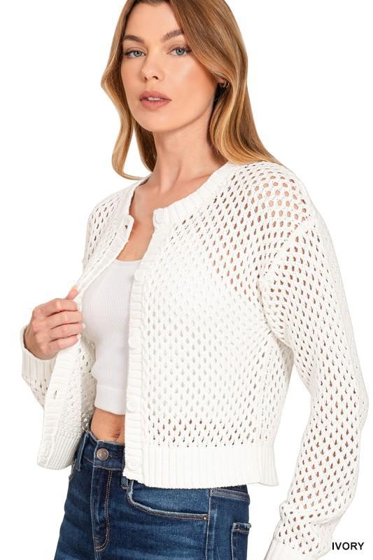 Crochet Cardigan Sweater