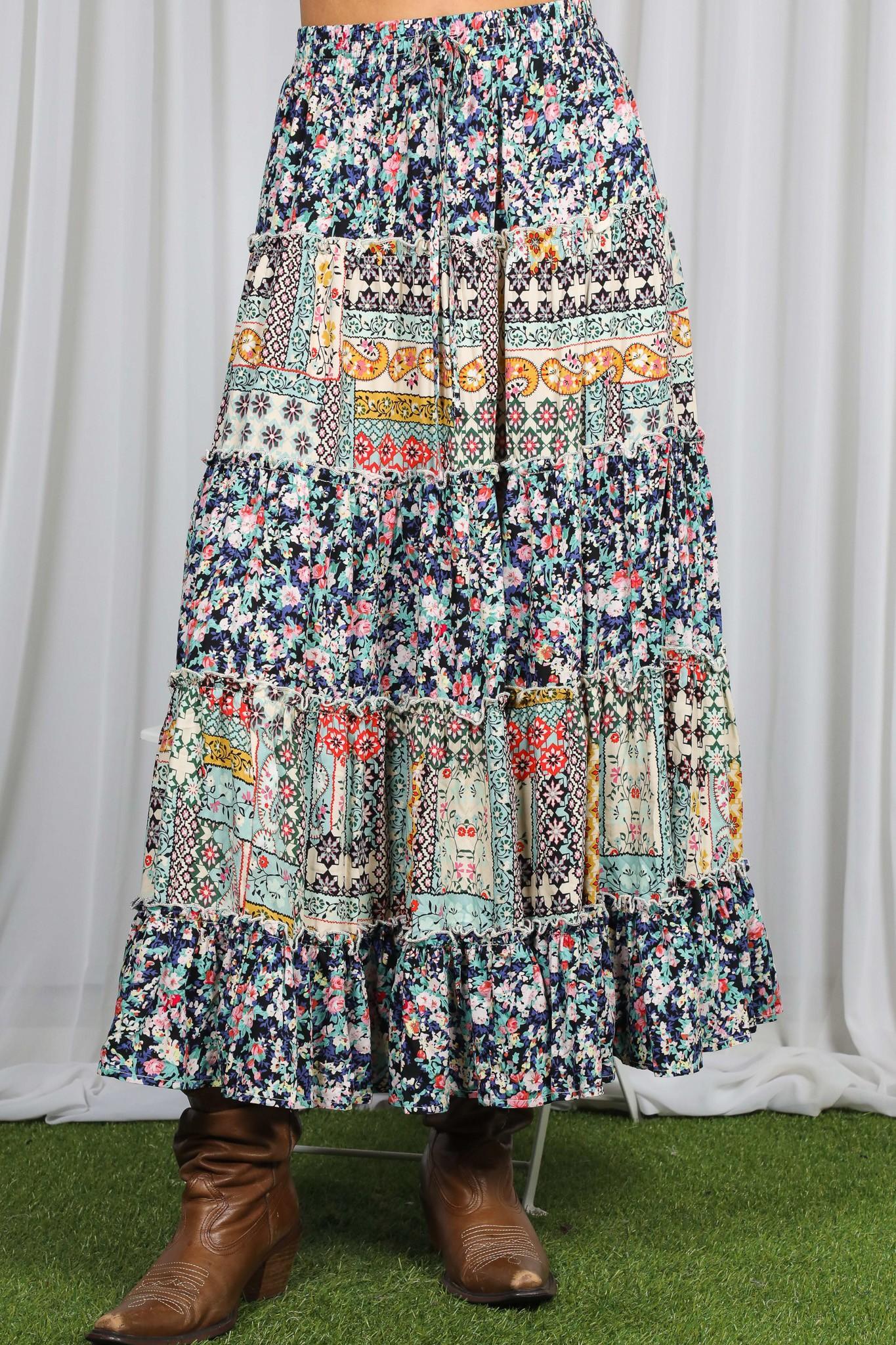 Boho-Inspired Maxi Skirt