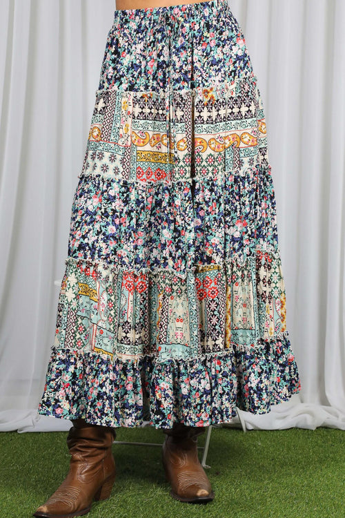 Boho-Inspired Maxi Skirt